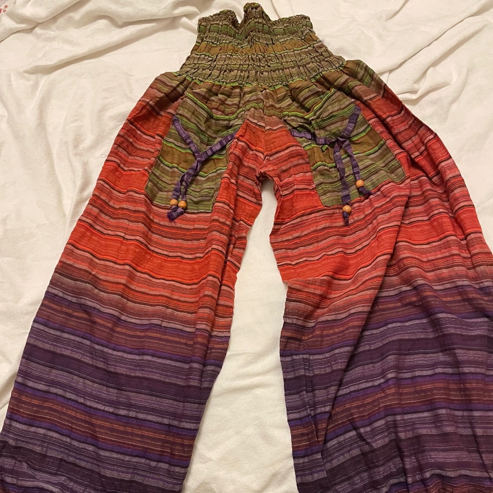 African Tube Top Jumpsuit